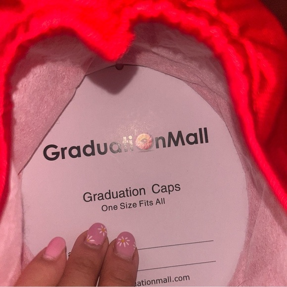 Red Kindergarten Graduation Gown - Picture 5 of 7